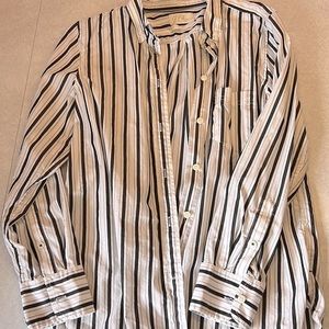 J Crew - Classic Stripped Button Down Top